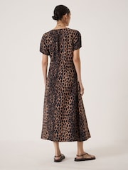 Hush Animal Bronte Pleated Air Flow Midi Dress - Image 3 of 5