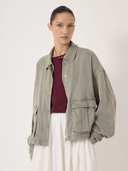Зеленый - Hush Melinda Utility Collar Jacket - Изображение 1 6