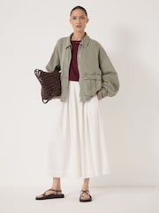 Зеленый - Hush Melinda Utility Collar Jacket - Изображение 2 6