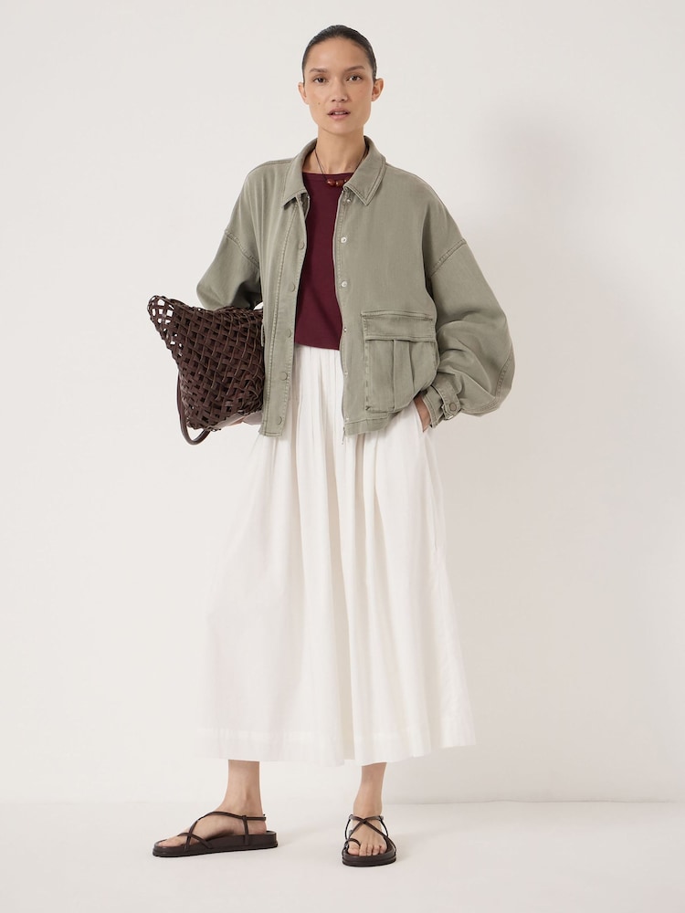 Зеленый - Hush Melinda Utility Collar Jacket - Изображение 2 6