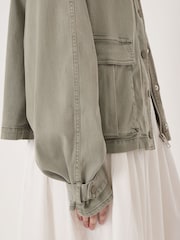 Зеленый - Hush Melinda Utility Collar Jacket - Изображение 4 6