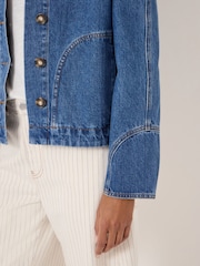 Hush Blue Nikita Denim Jacket - Image 4 of 5