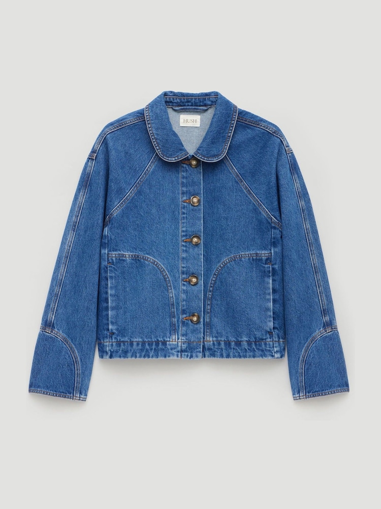 Hush Blue Nikita Denim Jacket - Image 5 of 5
