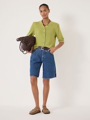 Hush Celeste Short Sleeve Linen Blend Cardigan - Bild 2 von 5