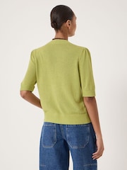 Hush Celeste Short Sleeve Linen Blend Cardigan - Bild 3 von 5