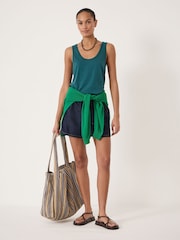 Dunkelgrün - Hush Cotton Slub Tanktop - Bild 2 von 5