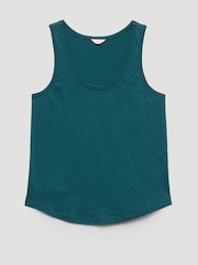 Dunkelgrün - Hush Cotton Slub Tanktop - Bild 5 von 5