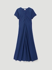 أزرق داكن - فستان ماكسي بياقة حرف V تشكيلة Grace Air Flow من Hush - صورة 5 من 5