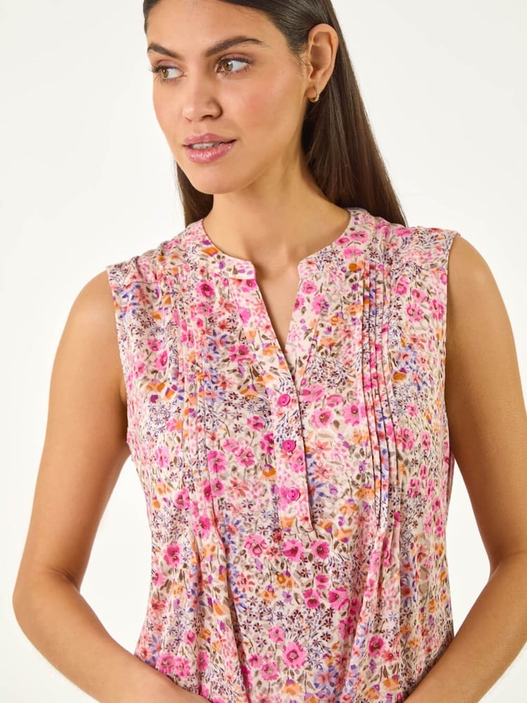 Топ с цветочным принтом Roman - Изображение 1 5