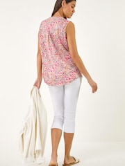 Топ с цветочным принтом Roman - Изображение 3 5