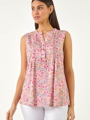 Топ с цветочным принтом Roman - Изображение 4 5