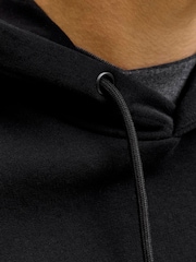 Svart - Jack & Jones Hettegenser med avslappet passform - Bilde 4 av 6