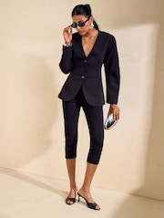 Friends Like These Black Cocoon Sleeve Blazer - Image 2 of 6