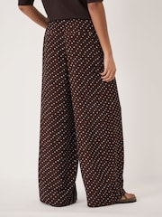 Hush Brown Petunia Print Trousers - Image 2 of 5