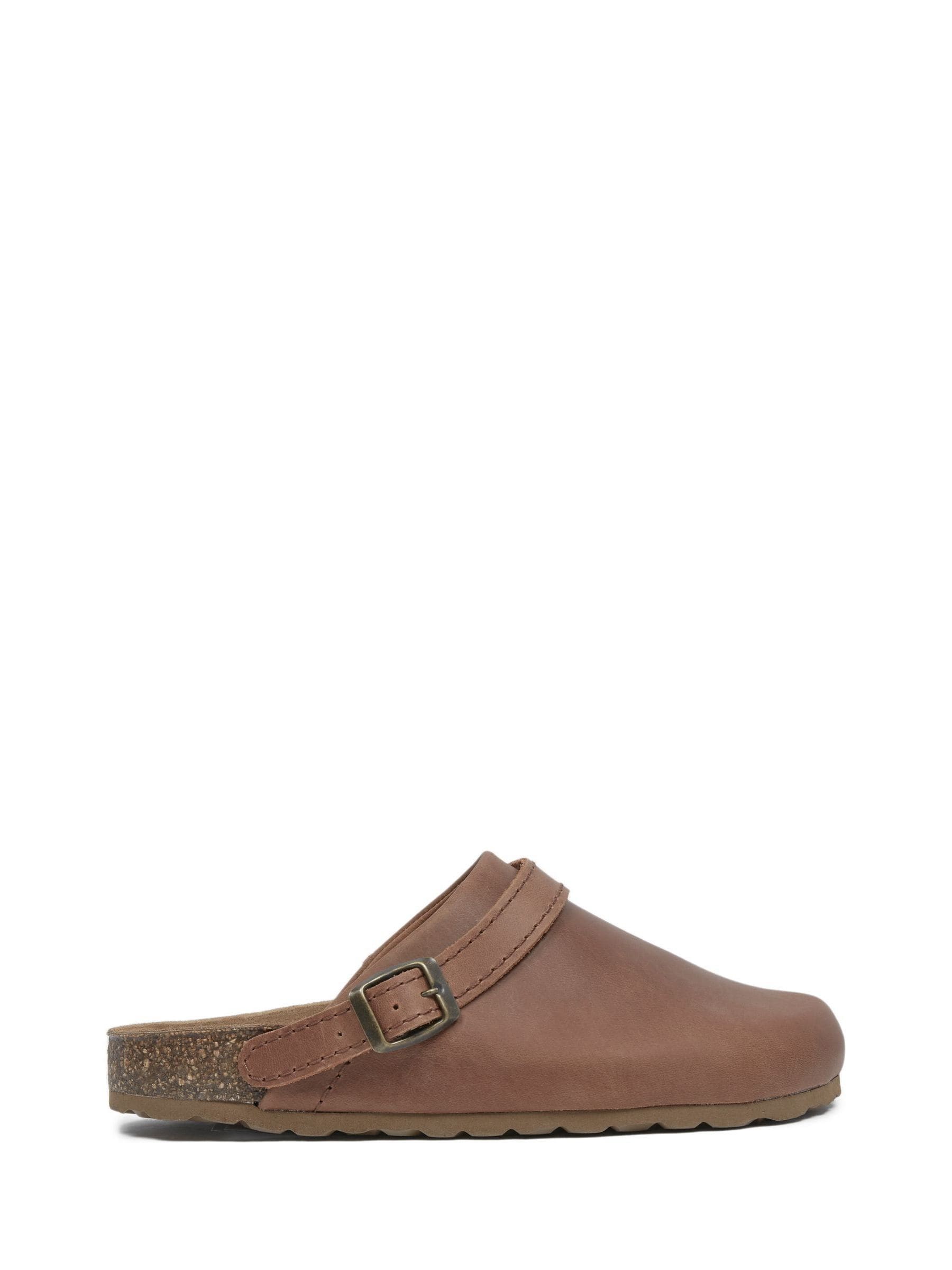 Buy Celtic & Co. Brown Strap Detail Clogs from Next USA
