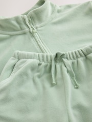 Green Fleece Half Zip Top and Barrel Trousers Set (3mths-7yrs) - Image 5 of 5
