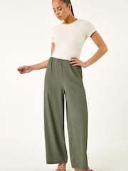 Roman Petite Textured Stretch Trousers - Afbeelding 2 van 5
