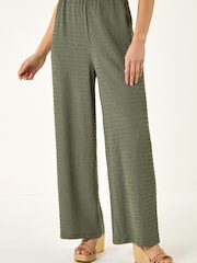 Roman Petite Textured Stretch Trousers - Afbeelding 4 van 5