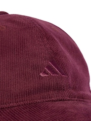 adidas Maroon Red Unisex Corduroy Baseball Cap - Image 3 of 4