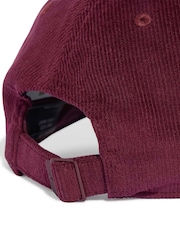 adidas Maroon Red Unisex Corduroy Baseball Cap - Image 4 of 4