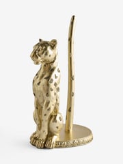 Gold Cheetah Floor Standing Toilet Roll Holder - Image 4 of 4