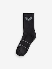 Negro - Pack de 6 pares de calcetines con suela acolchada para la vuelta al cole de Castore - Imagen 2 de 4