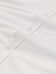 Reiss White Monaco R-Flex Cotton-Blend Stretch Jersey Shirt Slim-Fit - Image 8 of 9