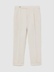 Atelier Cotton-Blend Classic-Fit Trousers - صورة 2 من 7