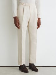 Atelier Cotton-Blend Classic-Fit Trousers - صورة 3 من 7