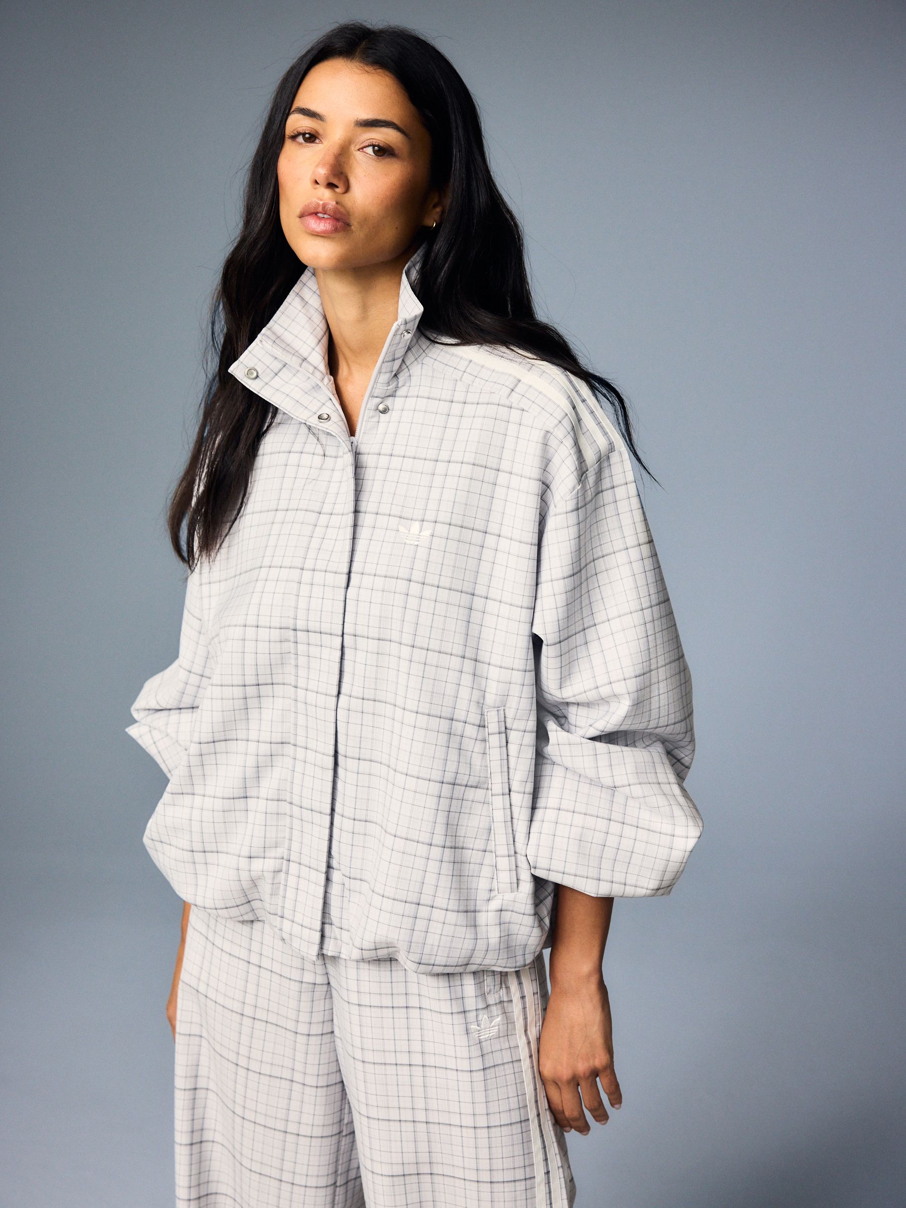 Comprar Branco - adidas Originals Blousy Check Oversize Balloon