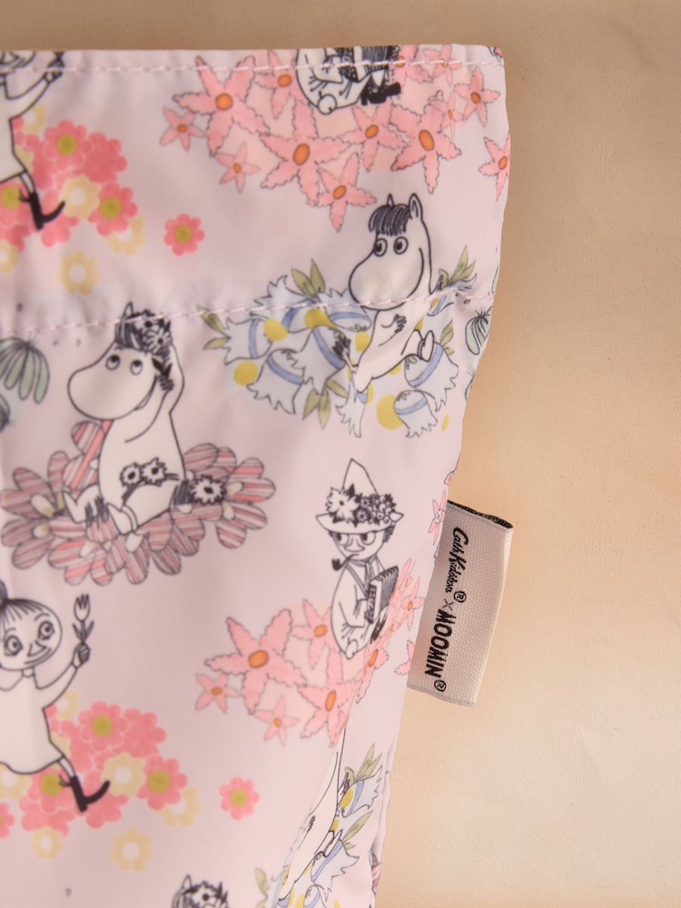 Cath Kidston Light Blue Moomin Flower Clouds Large Foldaway Shopper Bag - Image 4 of 4 Cath Kidston Light Blue Moomin Flower Clouds Large Foldaway Shopper Bag - Image 4 of 4