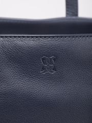 Lakeland Leather Blue Torver Tote Bag - Image 5 of 5