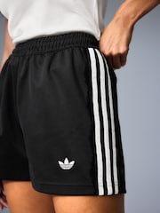 adidas Originals Black Lace 3-Stripe Shorts - Image 8 of 10