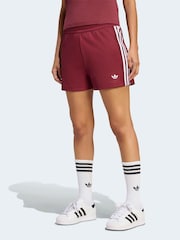 adidas Originals Red Lace 3-Stripe Shorts - Image 1 of 5
