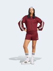 adidas Originals Red Lace 3-Stripe Shorts - Image 3 of 5