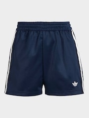 adidas Originals Navy Lace 3-Stripe Shorts - Image 1 of 2