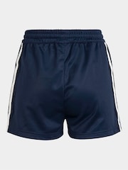 adidas Originals Navy Lace 3-Stripe Shorts - Image 2 of 2