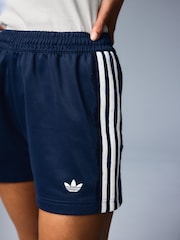 adidas Originals Navy Lace 3-Stripe Shorts - Image 5 of 7