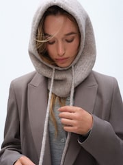 The Set 2 Pack Balaclava Hats Chocolate Brown/Mink - Image 6 of 9