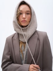 The Set 2 Pack Balaclava Hats Chocolate Brown/Mink - Image 7 of 9