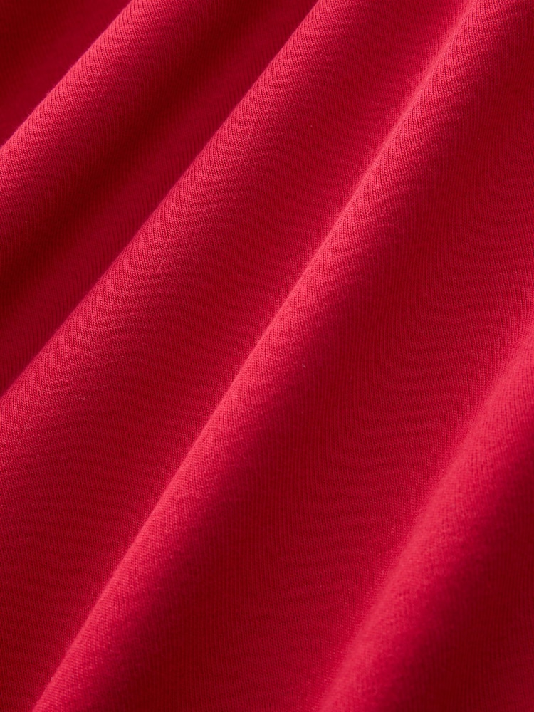 Buy Red/White Vee Neck Long Sleeve T-Shirts 3 Pack from Next Australia