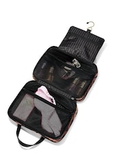 Victoria's Secret Brown Tiger Stripe Makeup Bag - Image 3 of 3