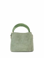 Dune London Green Suede Dharla Shoulder Bag - Image 2 of 4