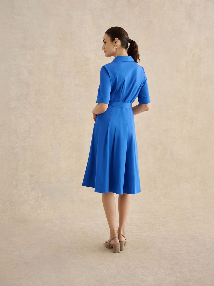 Hobbs French Blue Petite Brigitta Dress - Image 2 of 4