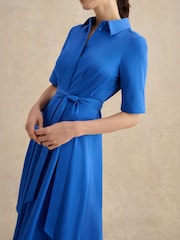 Hobbs French Blue Petite Brigitta Dress - Image 3 of 4