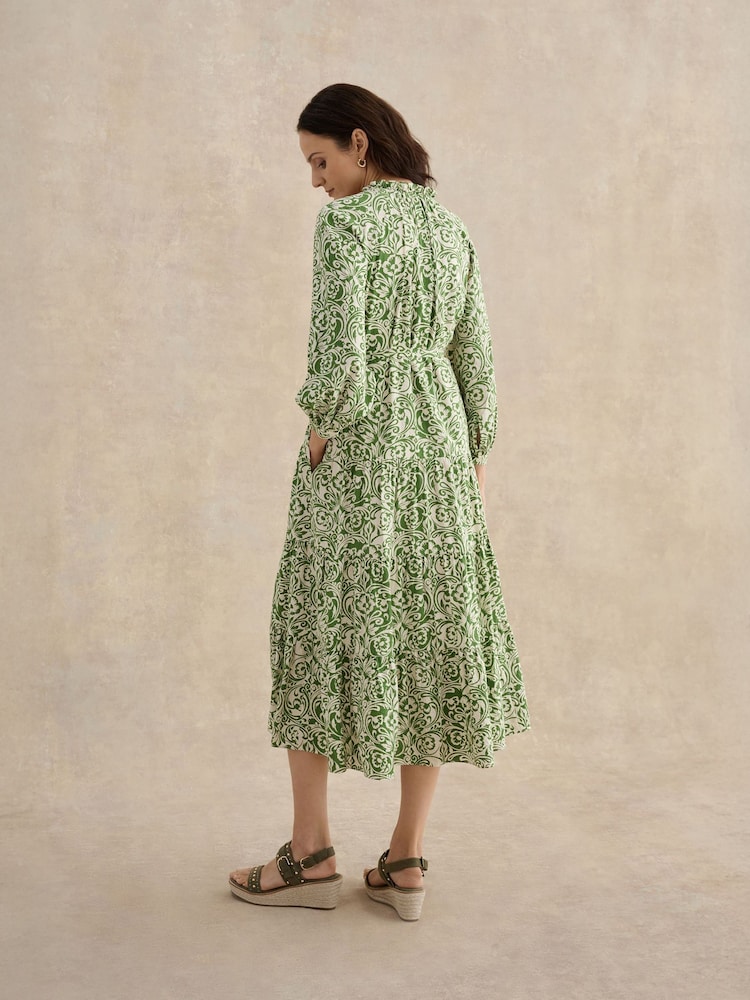 Hobbs Green Petite Amaris Dress - Image 2 of 4