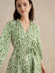 Hobbs Green Petite Amaris Dress - Image 3 of 4