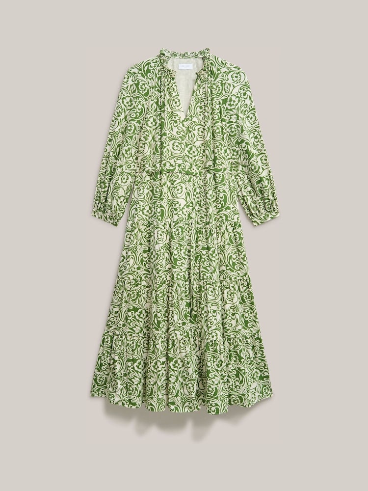 Hobbs Green Petite Amaris Dress - Image 4 of 4