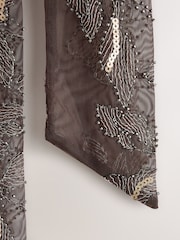 Chocolat Marron - Écharpe ornée - Image 2 de 3