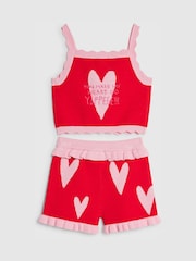 River Island Knitted Heart Blomber Set - Image 2 of 6
